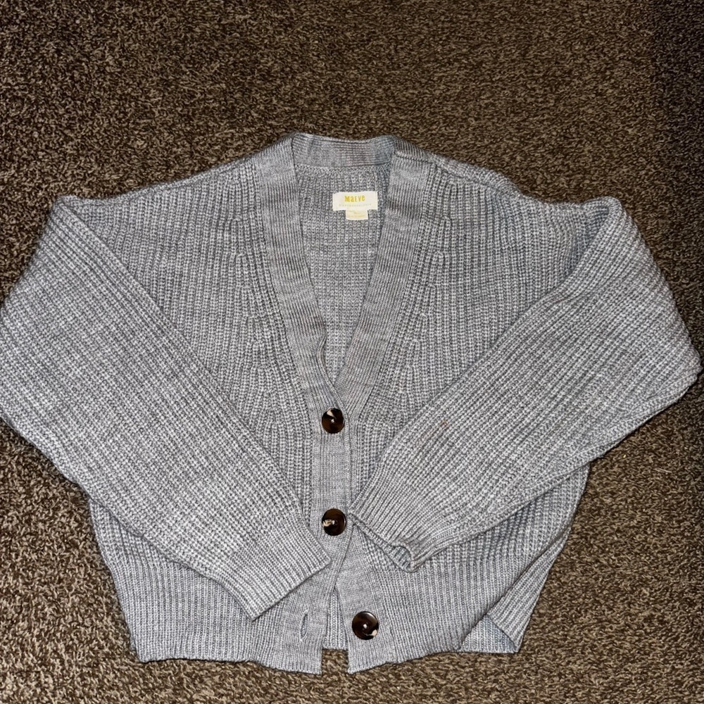 Anthropologie Button-Up Sweater